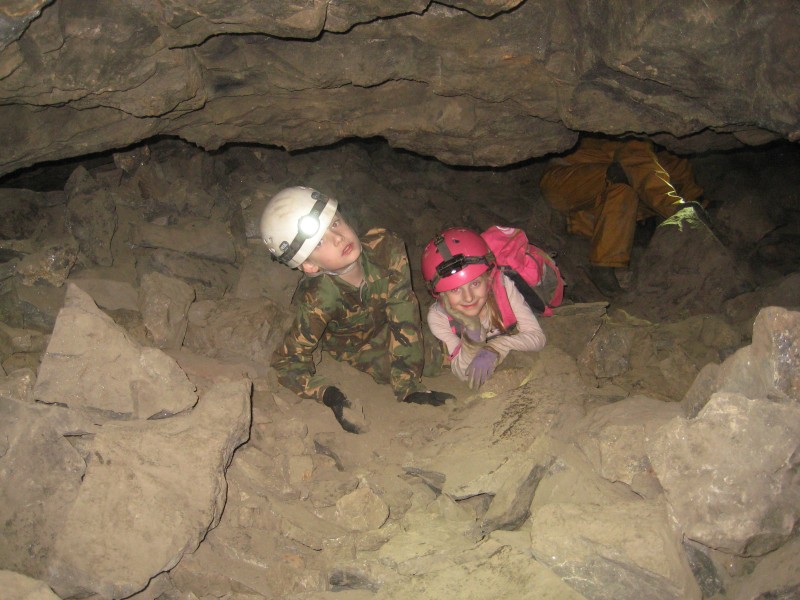 IMG_5094.JPG - Crawling along the alternative route in Smallcleugh Flats.