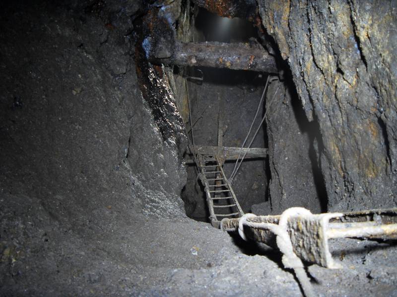 67_bogsh_lookingdownladder.jpg - Looking down the new ladder route.