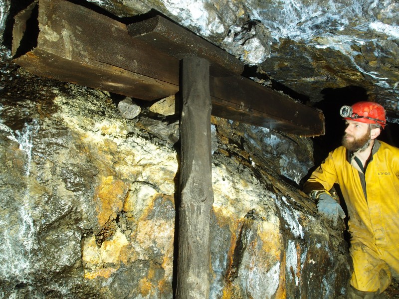 PC028592.JPG - Section of wooden ventilation trunking.