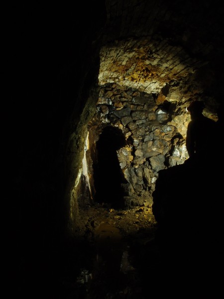 PC028634.JPG - Back on the horse level - wall pushing in to make the level look like a keyhole.