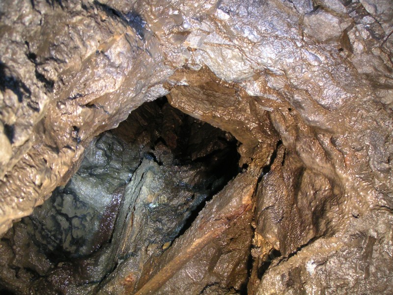 sc_wfsbrise_shaftup.jpg - Looking up the shaft from the sublevel.