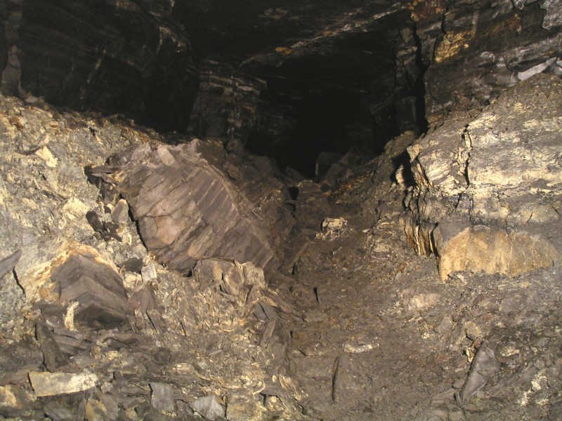 sc_middlecleughjunction_sww1.jpg - View up the Middlecleugh Vein from the junction.