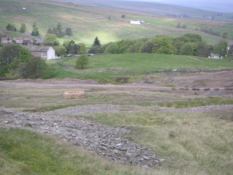 nsp_surfaceshaft1a.jpg - The 1st of the two surface shafts that connect. This is the one we went down.