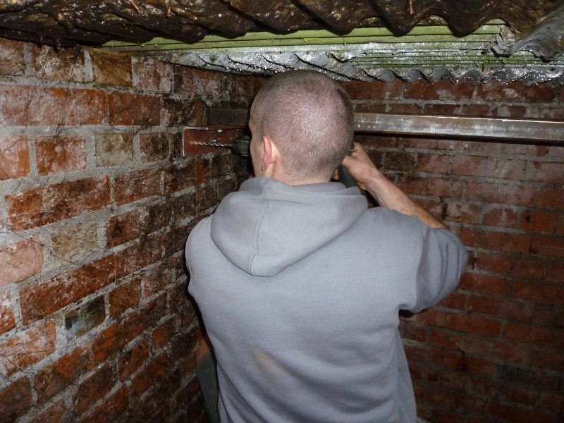 P1010553.jpg - Holes for the final through bolts.