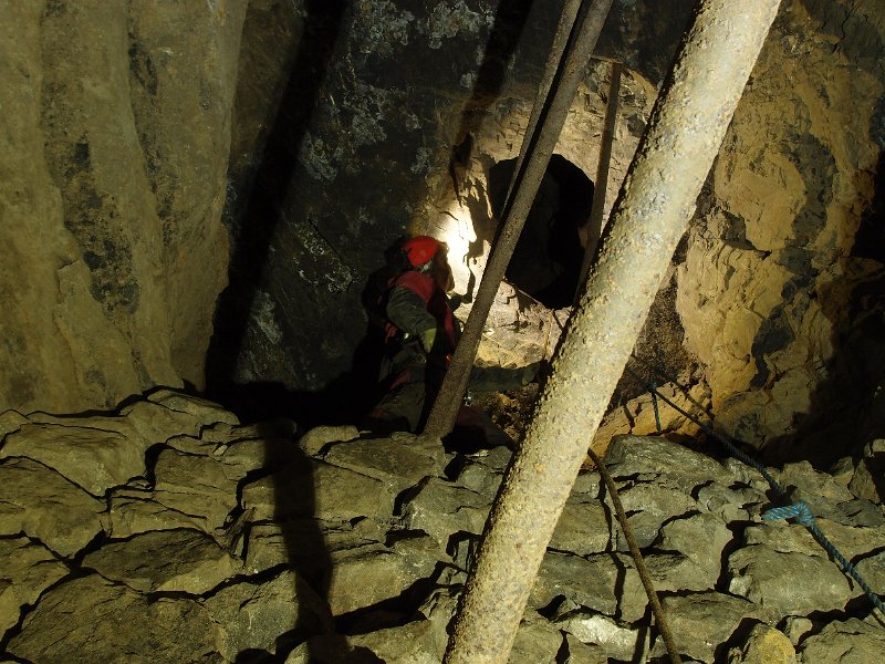 P6113835.JPG - Looking up to the higher level of the flats.
