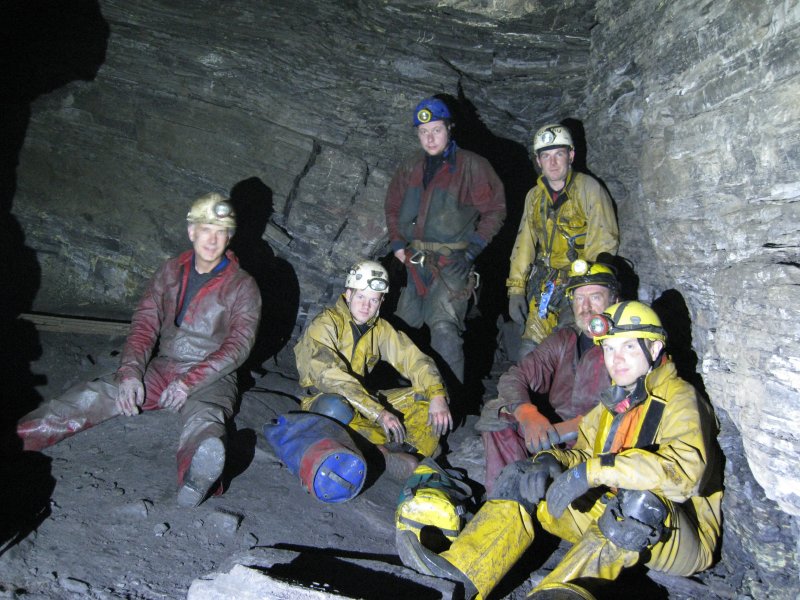 21_sc_lukehalls_sump-12-17.jpg - 12:17: Luke Hall's Sump, on the Smallcleugh Cross Vein.