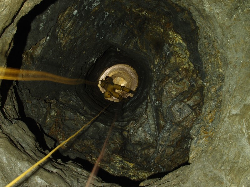 PA306684.JPG - View up Proud's Sump.