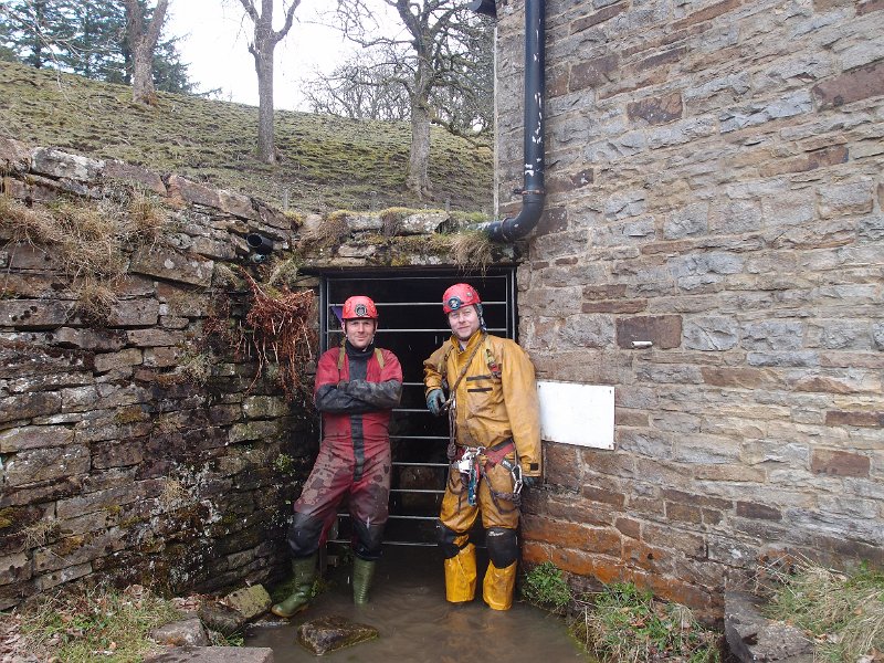 P4023429.JPG - And back out, outside Ramgill adit.