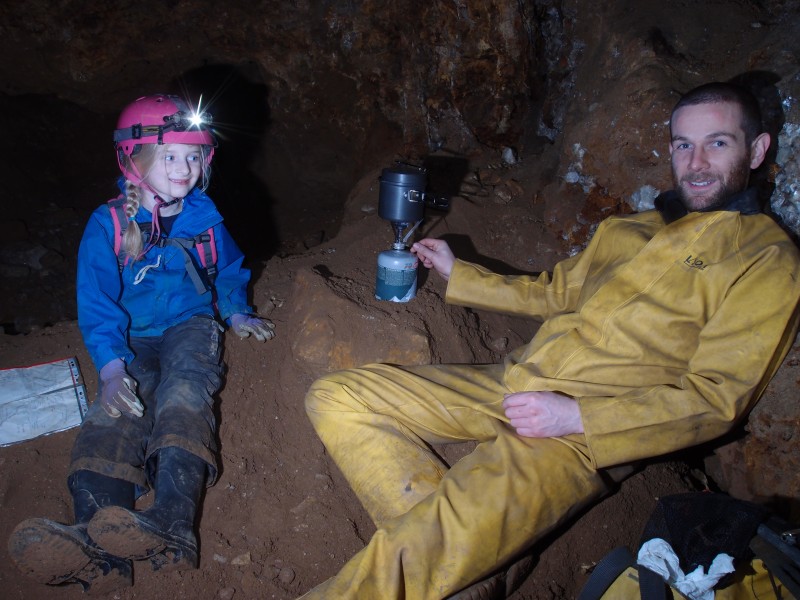P3047097.JPG - Cooking lunch in the Wooden Prop Room.