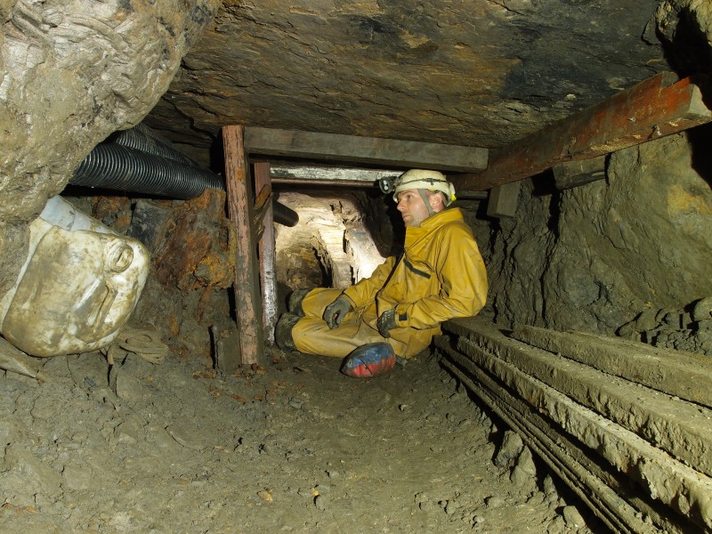 P7260287.JPG - Materials on the backfilled section of the dig.